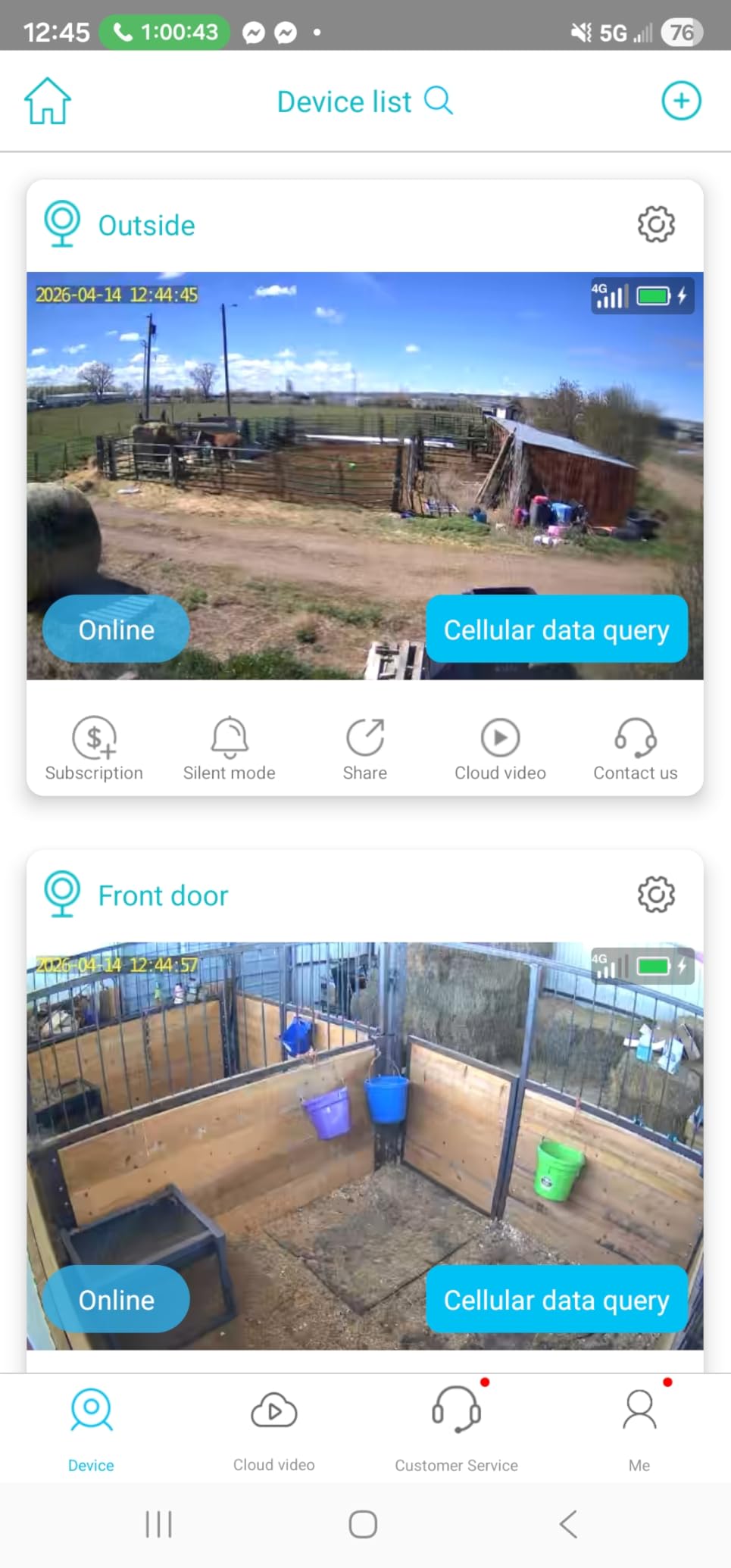 Ebitcam 4G LTE Cellular Security Camera Includes SIM Card(Support Verizon/AT&T/T-Mobile), 2K Solar Outdoor Cam Wireless Without WiFi Needed, 360° Live View, Color Night Vision customer photo 2