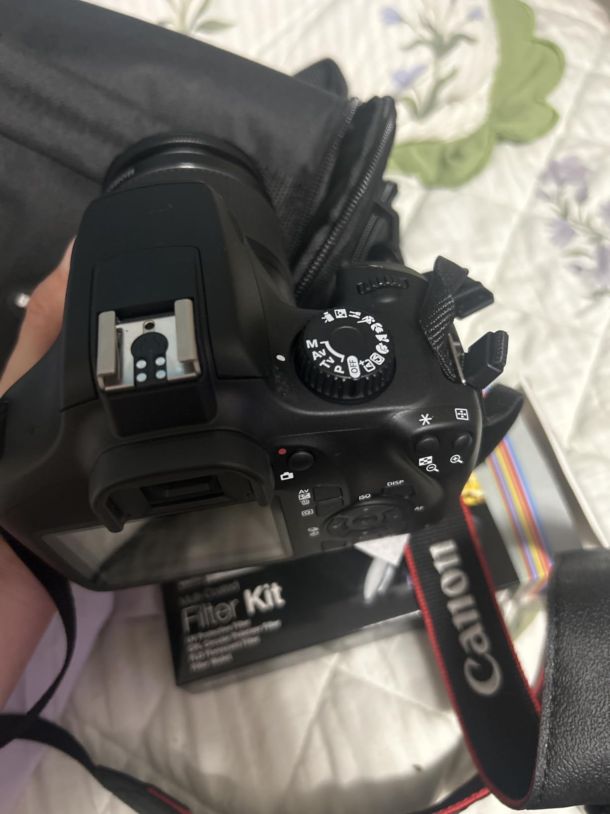 Canon EOS 4000D / Rebel T100 Digital SLR Camera Body w/Canon EF-S 18-55mm f/3.5-5.6 Lens 3 DSLR Kit Bundled with Complete Accessory Bundle + 64GB Flash & More - International Model (Renewed), Black customer photo 2