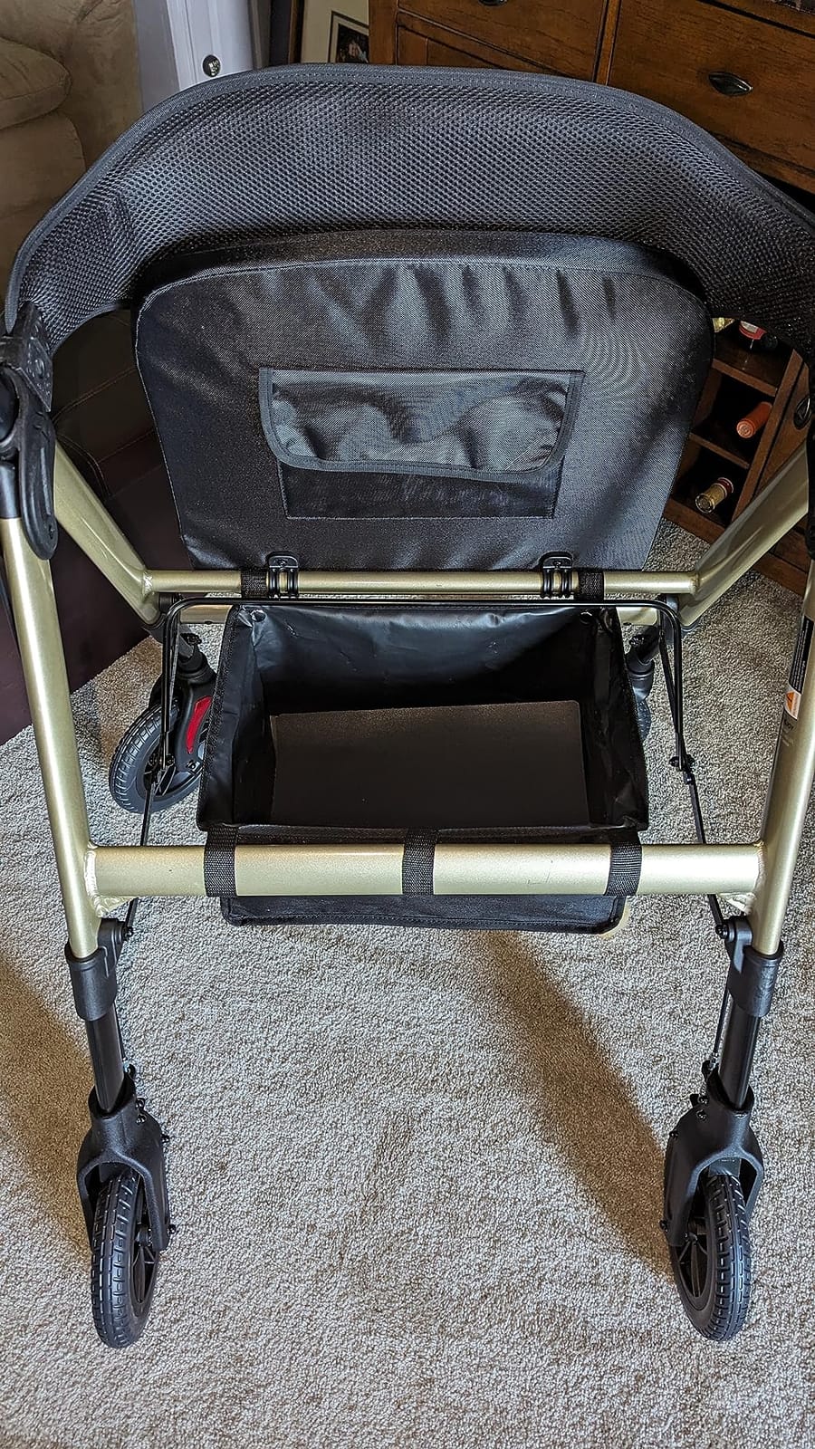 450Lbs Bariatric Walker,Heavy Duty Rollator Walkers for Seniors with Seat customer photo 1
