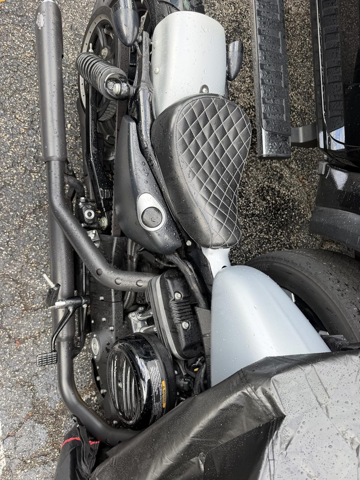 MZS Mobility Scooter Cover, 420D Waterproof Outdoor Protection Electric Scooter Storage Cover Accessories fit up to 48 inch 3 or 4 Wheel Scooters - Vents Night Reflective Buckle Lock-Holes Bag customer photo 2
