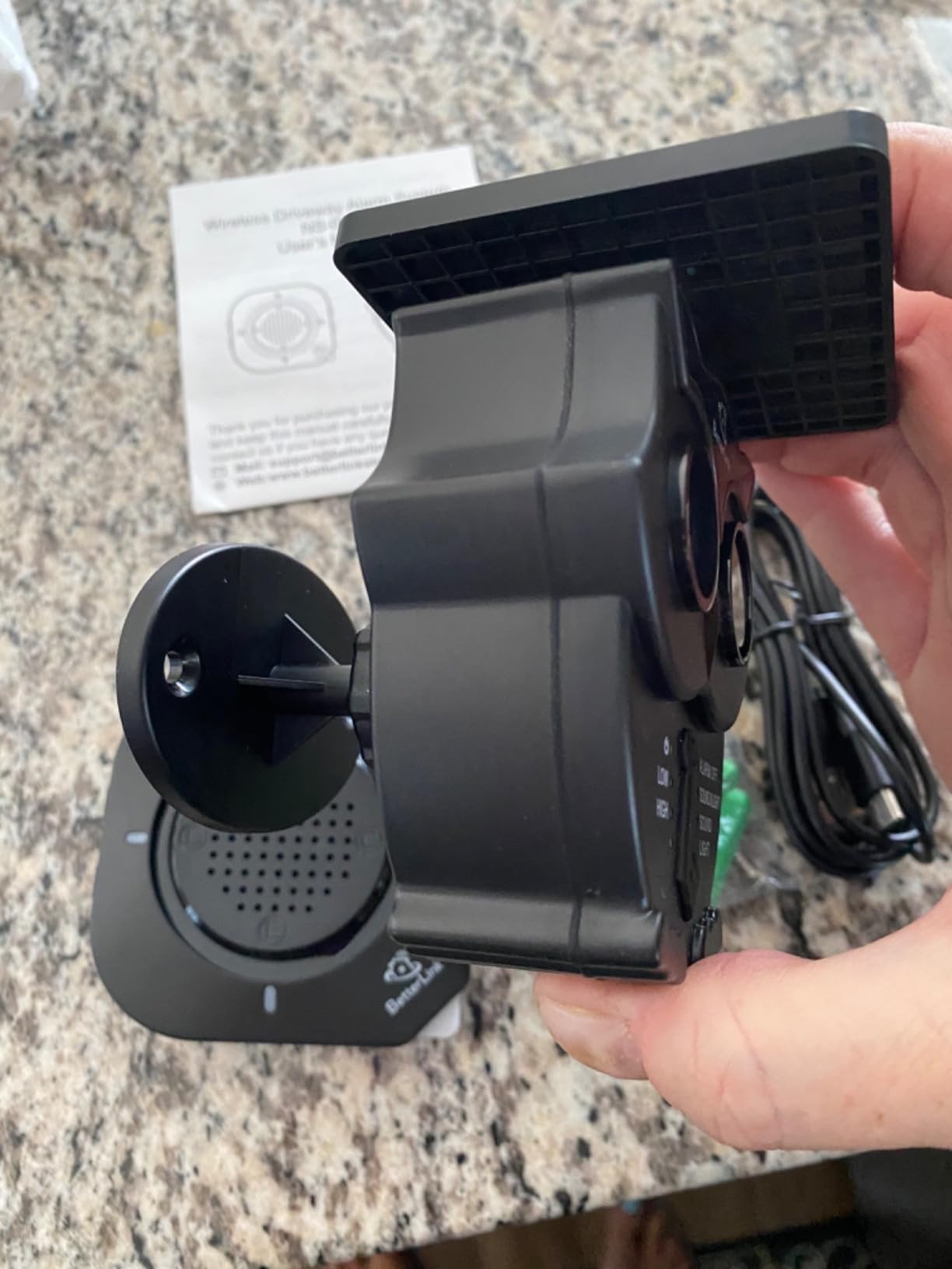 1/2 Mile Long Range Solar Wireless Driveway Alarm System 1R1S customer photo 2