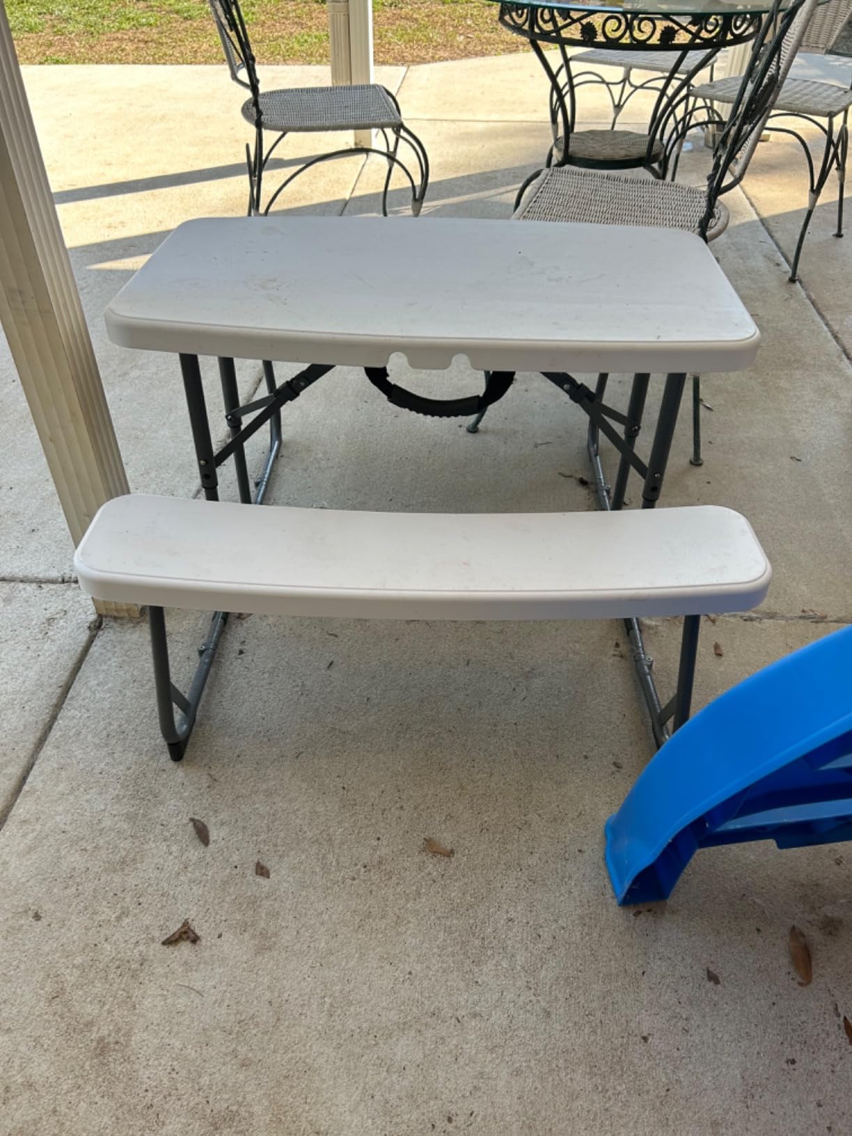 Stansport Compact Kids Picnic Table (G-940), White customer photo 1