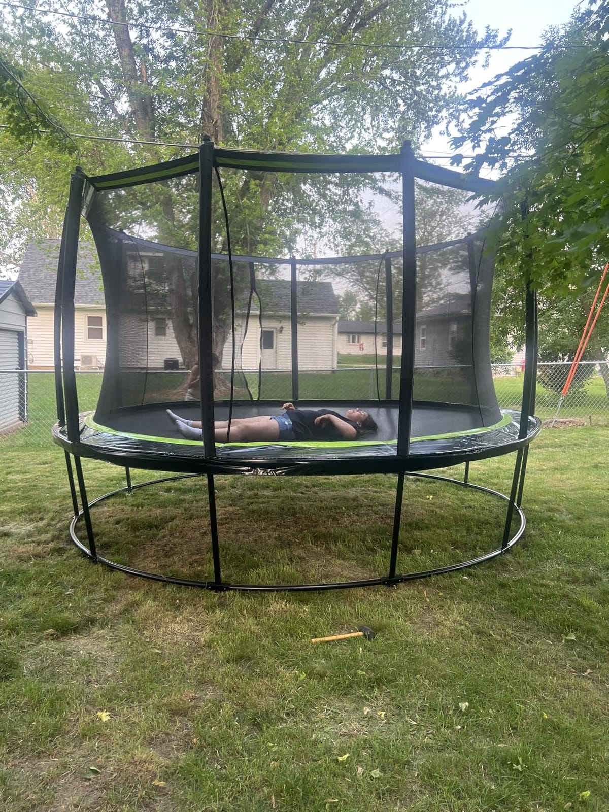 Jumpflex Hero Trampoline, Outdoor 10 FT, 12 FT, 14 FT, 15 FT Round Bouncer with Safety Net, Optional Accessories, Ladder customer photo 2
