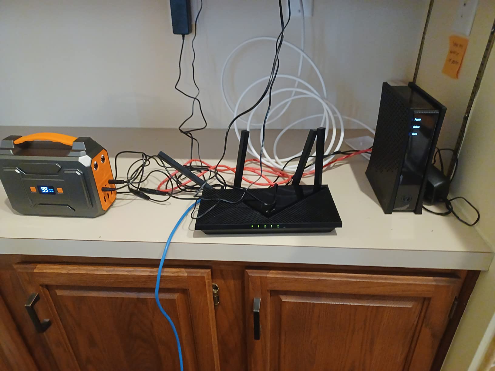 Portable Power Station 120W, 110V Power Bank with DC AC Outlet customer photo 1