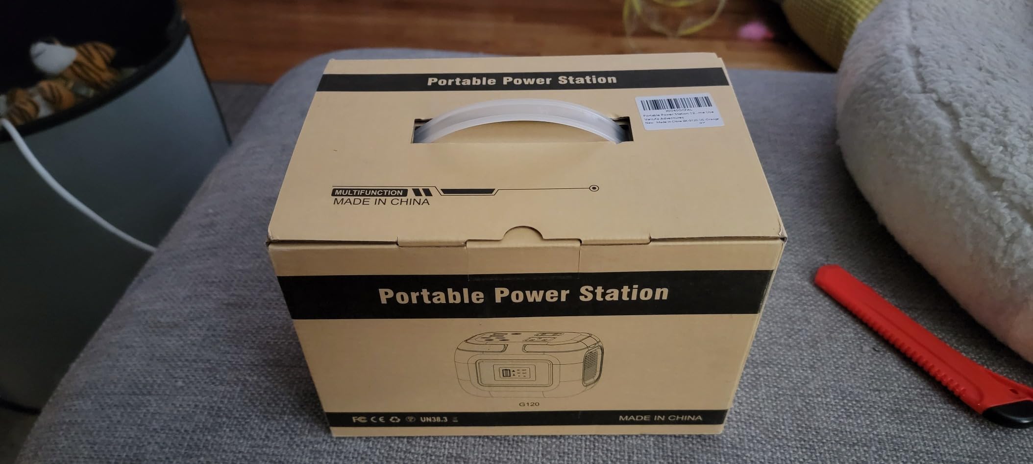 Portable Power Station 120W, 110V Power Bank with DC AC Outlet customer photo 2