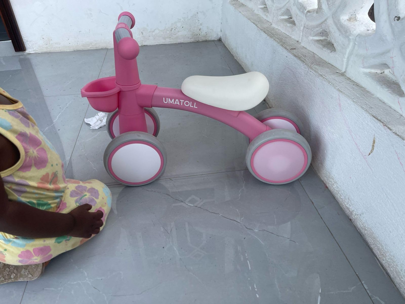 Umatoll Baby Balance Bike Toy for 1 Year Old Boy Girl, First Birthday Gift customer photo 1
