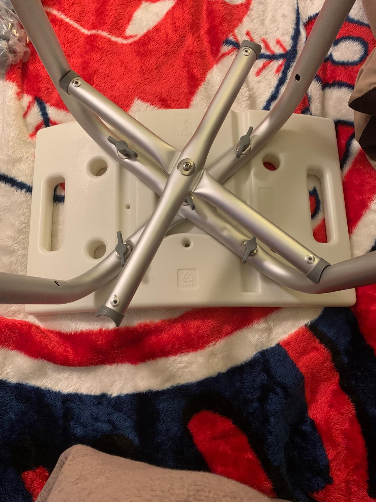 Dr Kay's Shower Chair for Inside Shower Bench for Bathtub 350lb Support customer photo 1