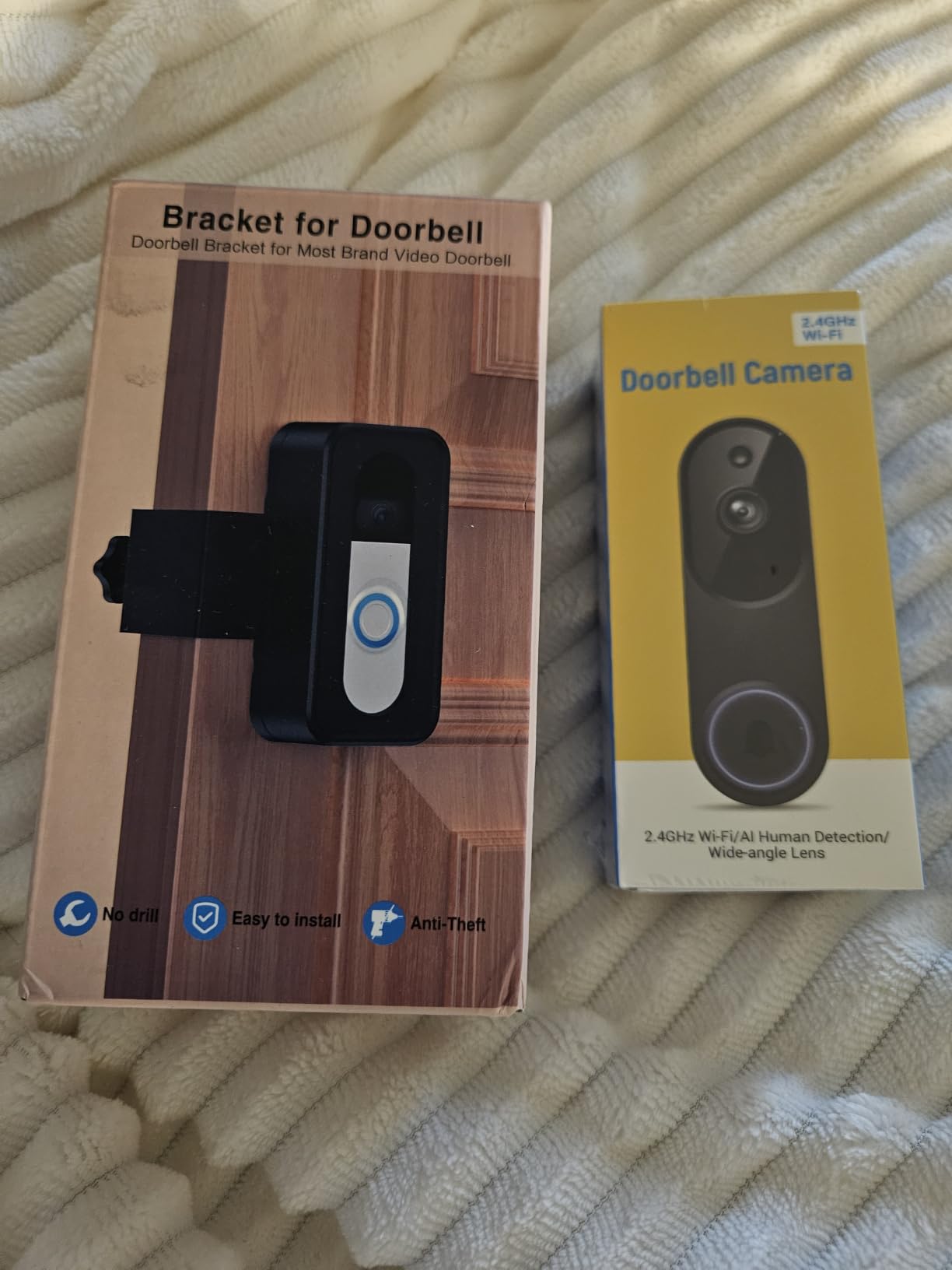 Lunelyx 1080P Wireless Video Doorbell Camera, Outdoor Surveillance Cameras, FHD Live View, Cloud Storage, AI Human Detection, Instant Alert, Night Vision, Two Way Audio, 2.4G WiFi Only customer photo 2