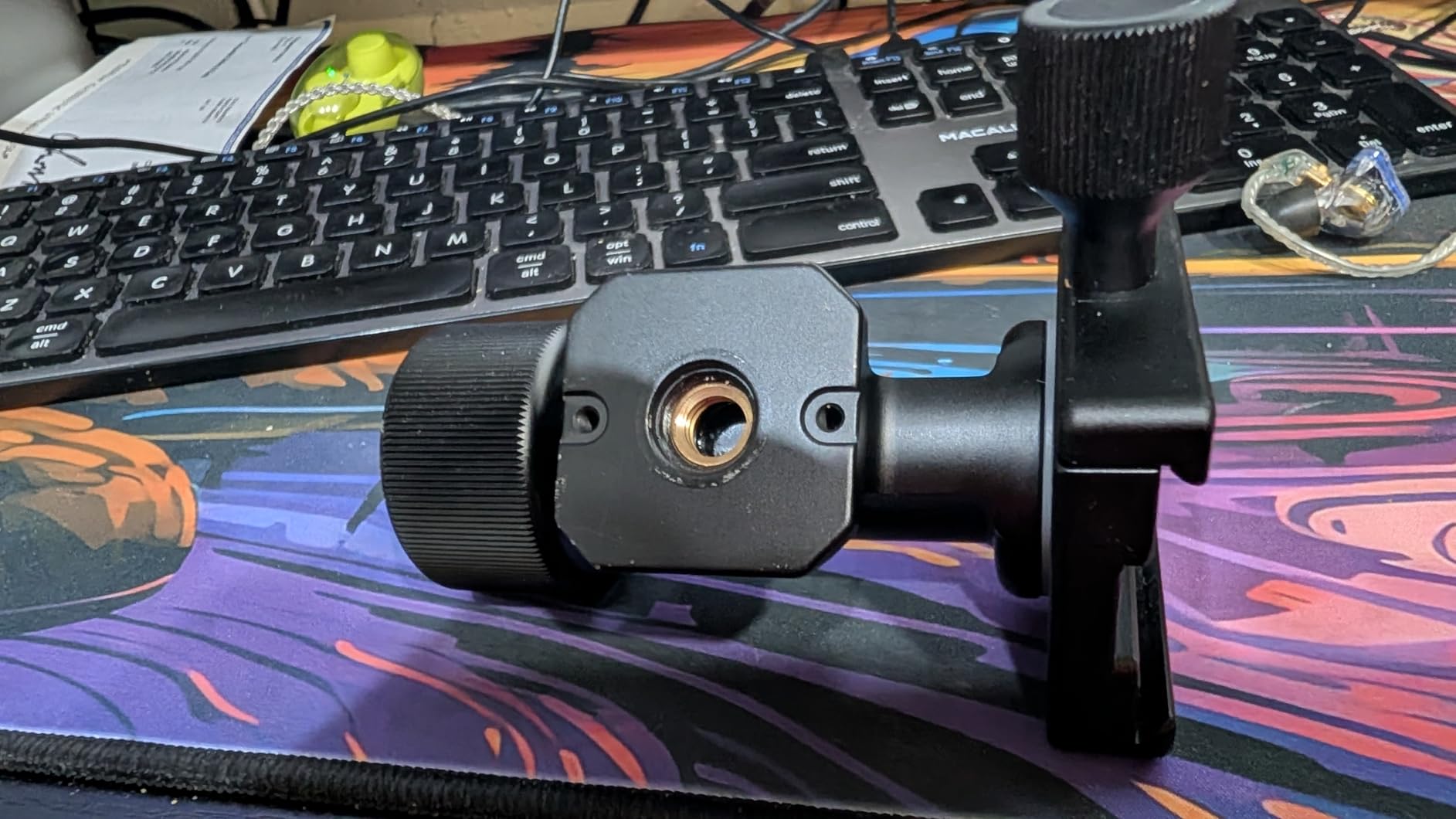 MonoGimbal Head for Monopod Tripod, Side Tilt Gimbal Head customer photo 2