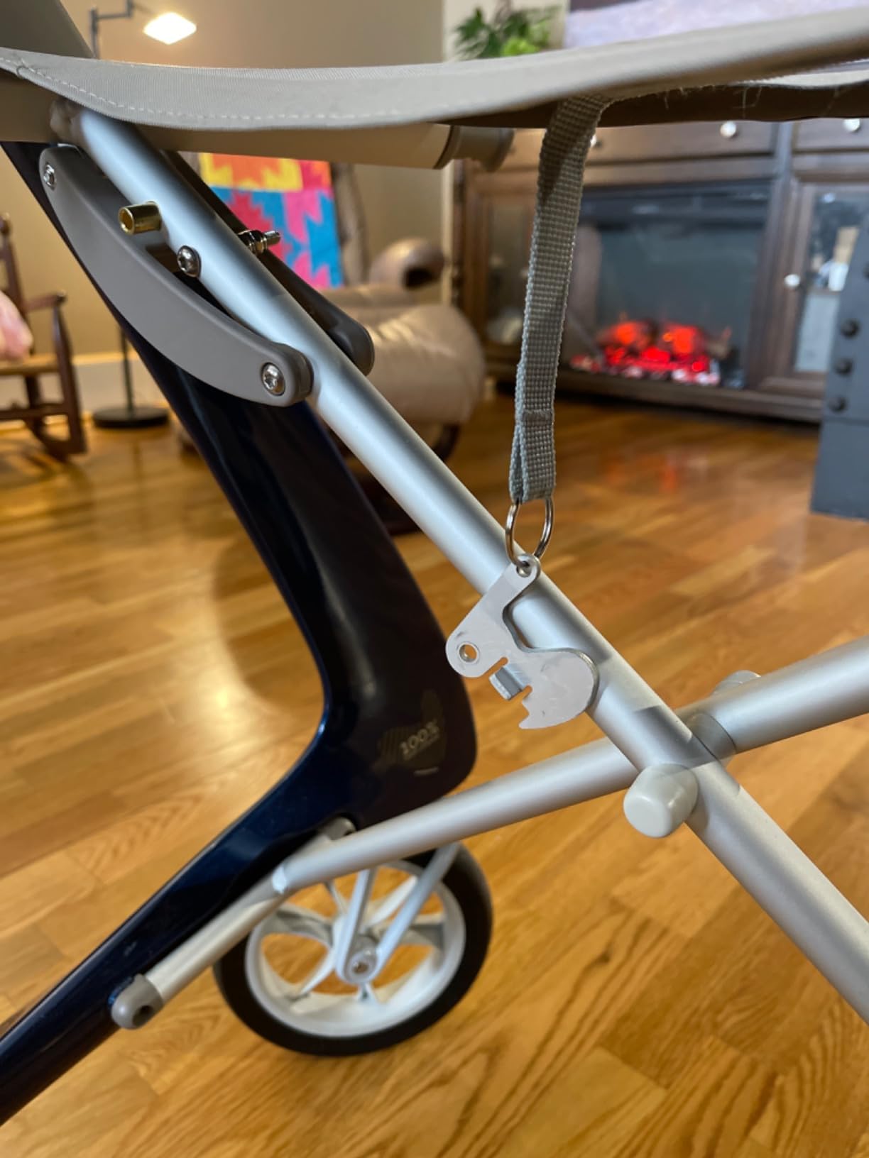 byACRE Carbon Ultralight Rollator Walker, 10.6 lbs, Champagne Gold, Regular customer photo 2