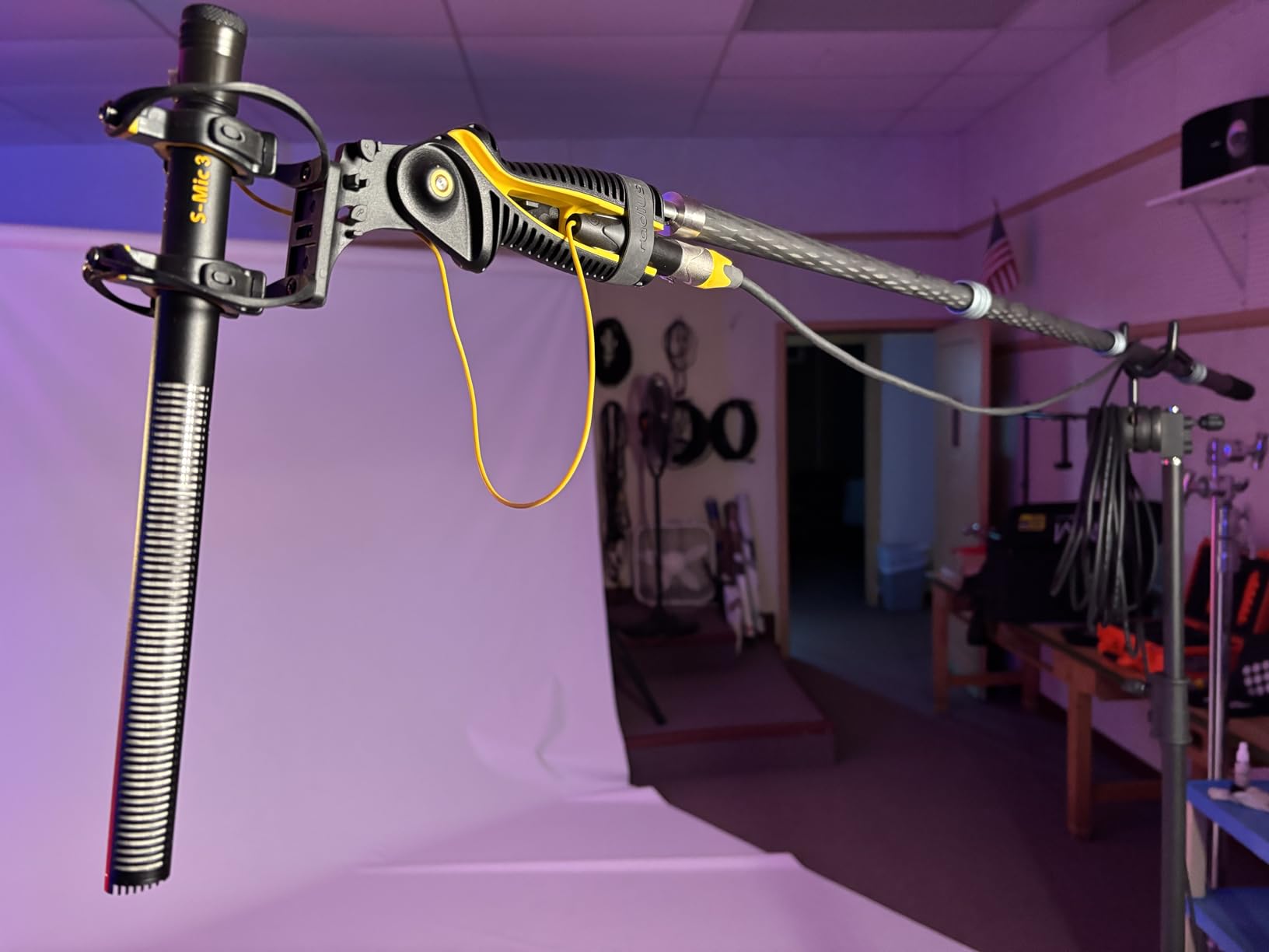 Heavy Duty C Stand with Boom Arm 6.9ft/210cm C Stands 100% Stainless Steel customer photo 1