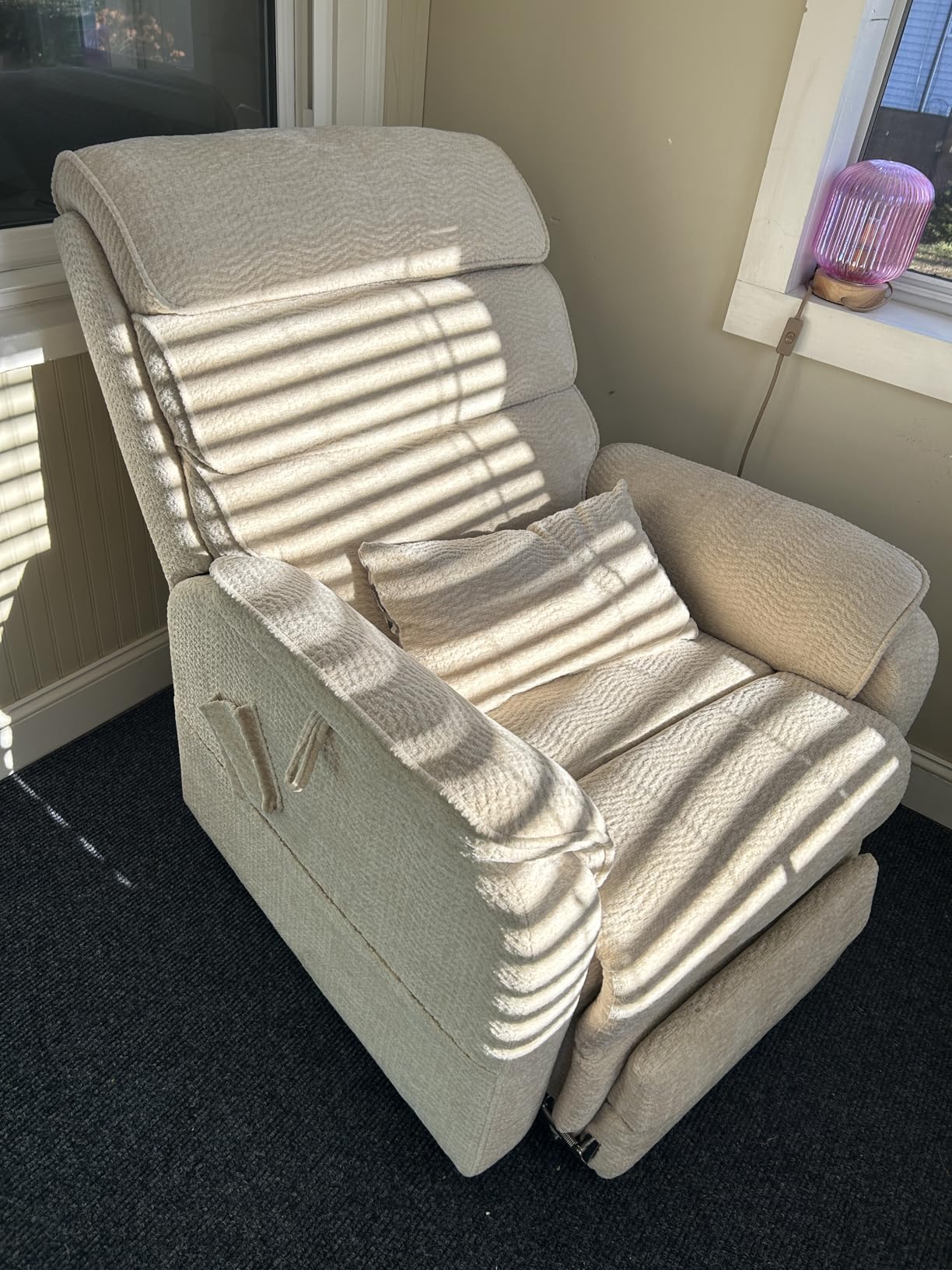 DYNOX Dual Motor Power Lift Recliner, 180° Lay Flat, 9188, Beige customer photo 1
