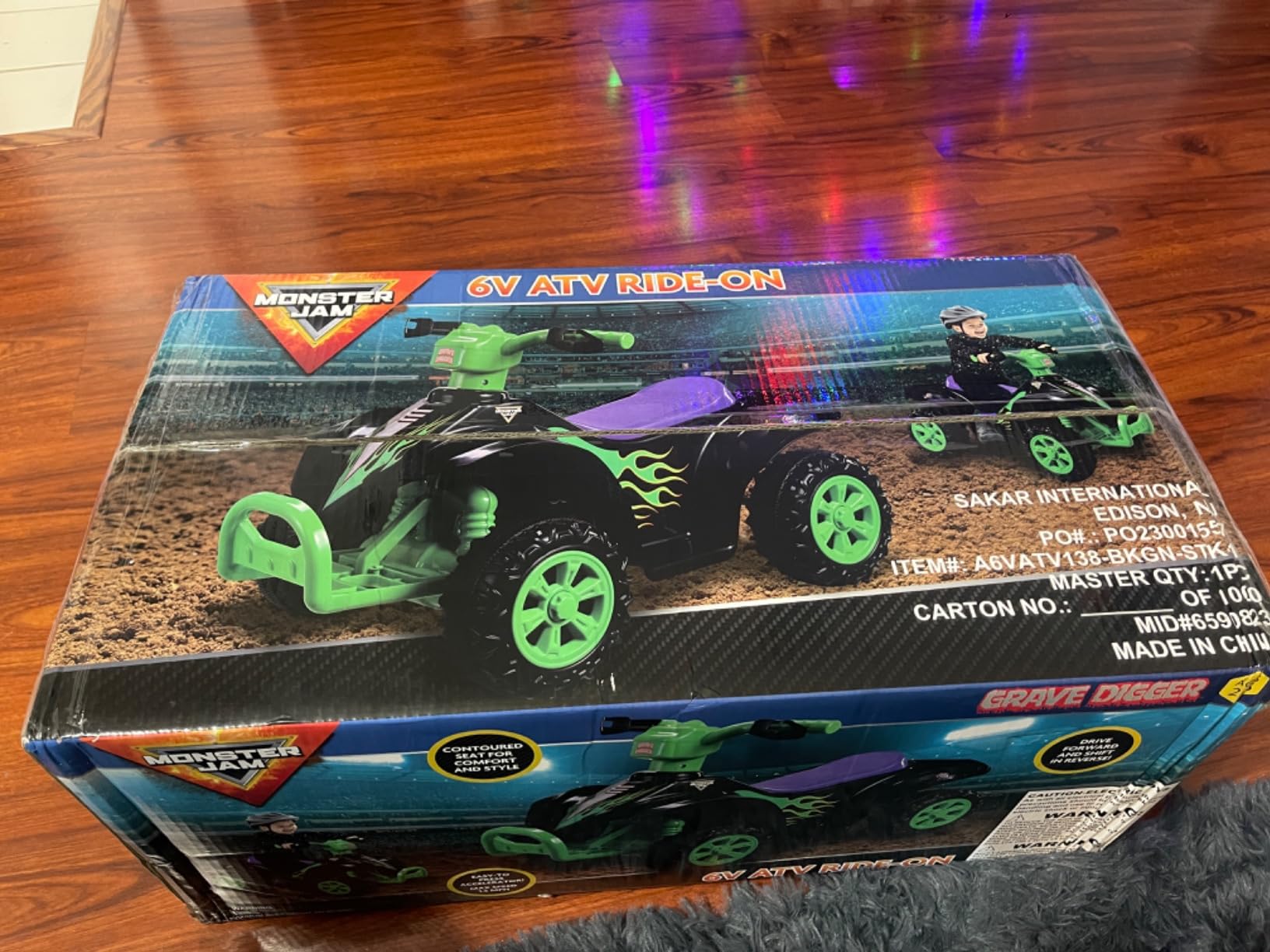 Tonka - 6V Kids Ride-On ATV with Rechargeable Battery and Reverse Drive customer photo 1