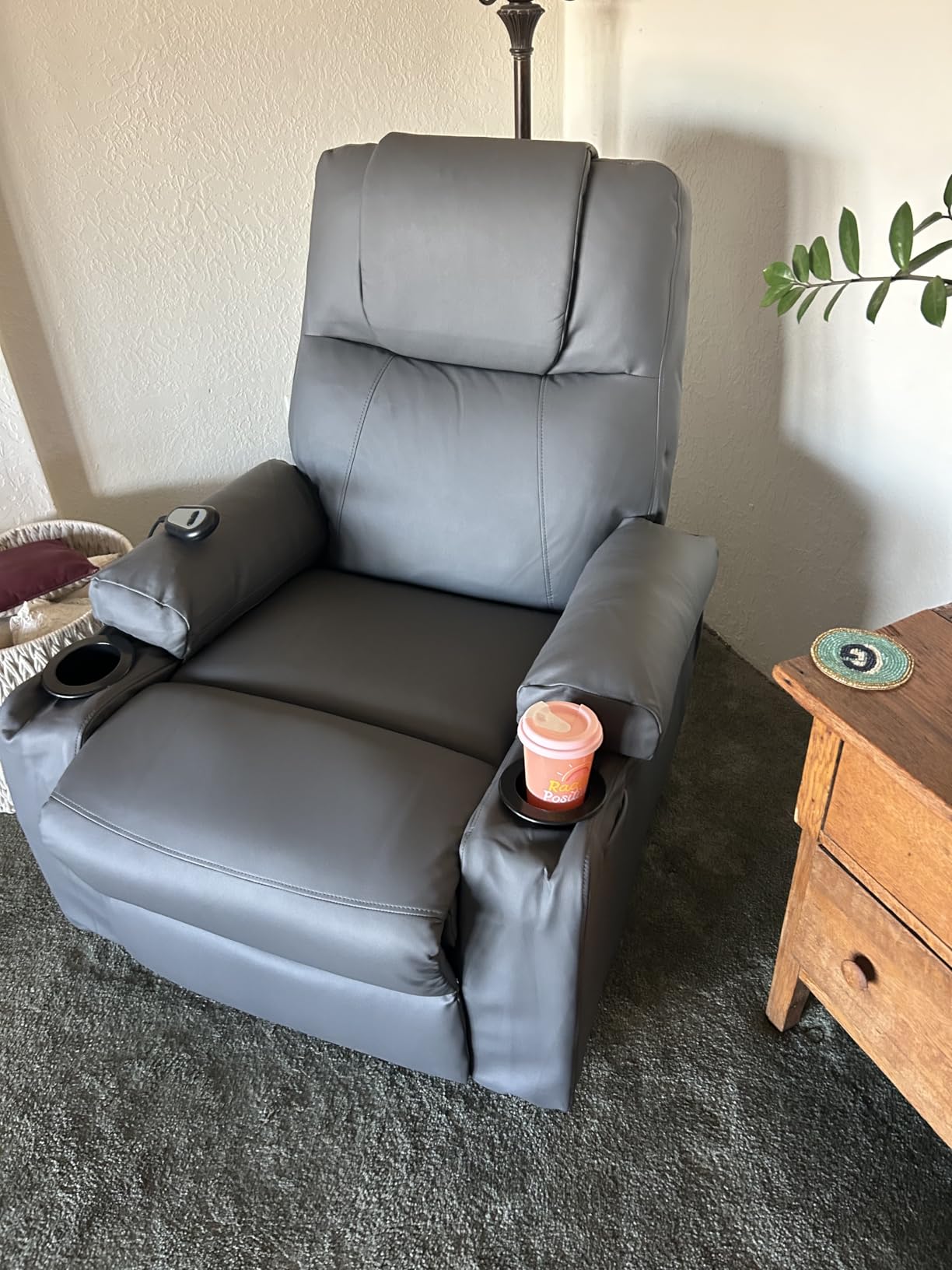Power Lift Recliner Chair for Elderly with Massage & Heat, Black customer photo 2