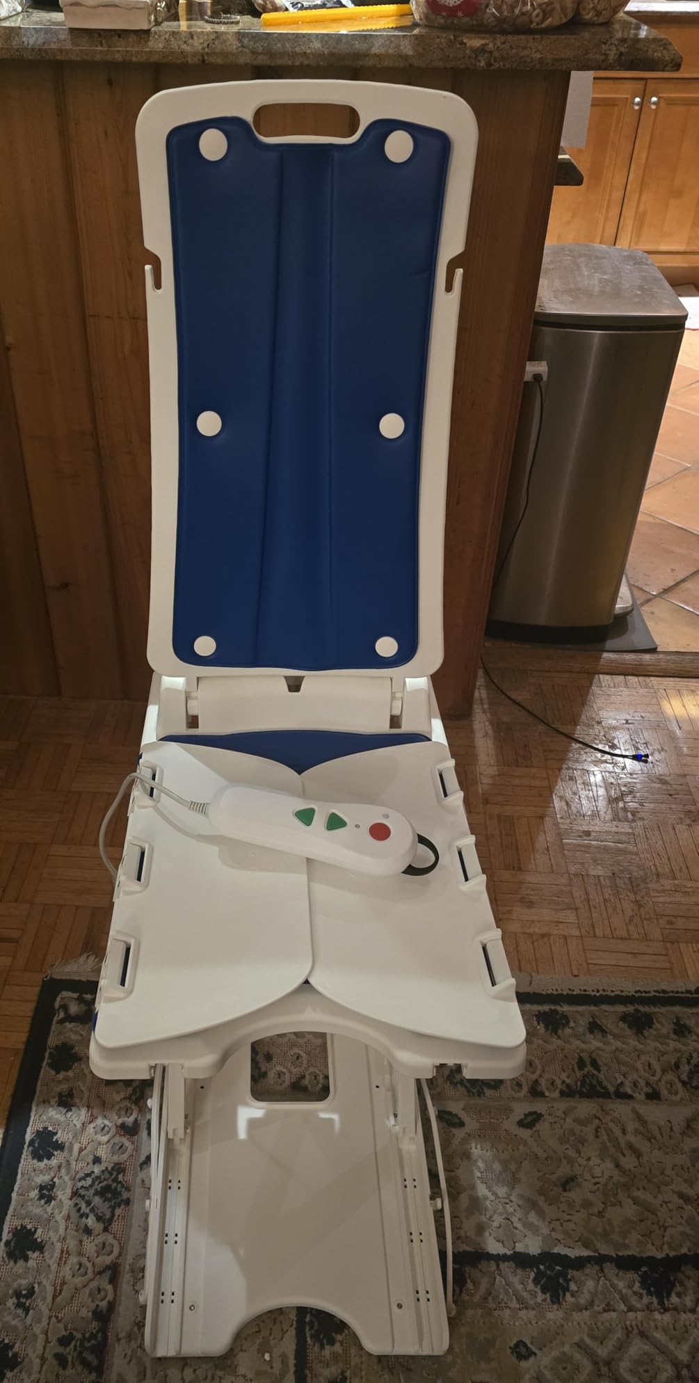 Portable Floor and Bath Lift Chair for Elderly Falls, Max 308 lbs customer photo 1