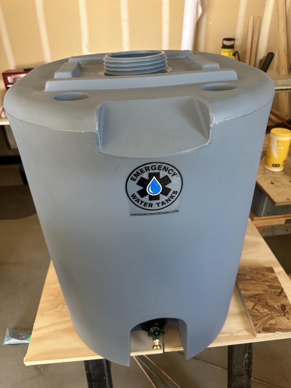 55 Gallon Stackable Emergency Water Storage Tank – Food Grade BPA-Free Water Container for Long-Term Home Preparedness customer photo 2