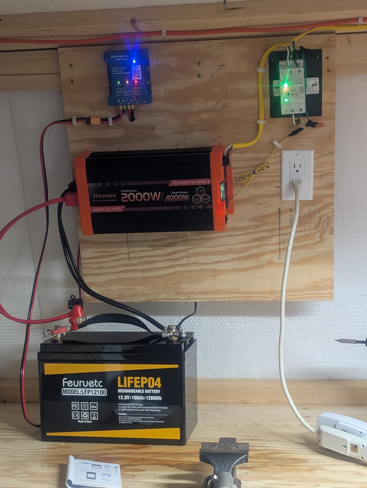 4000 Watt Inverter, 12V DC to 110V/120V AC Pure Sine Wave Inverters customer photo 1