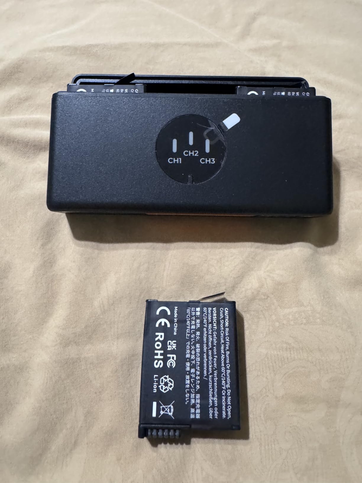 K&F Concept 3-Pack 2100mAh Batteries & Charger for OSMO Action 6/5/4/3 customer photo 1