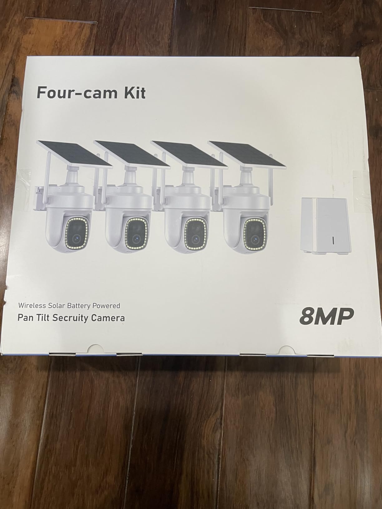 4K Solar Security Cameras Wireless Outdoor with Local Storage Base customer photo 2