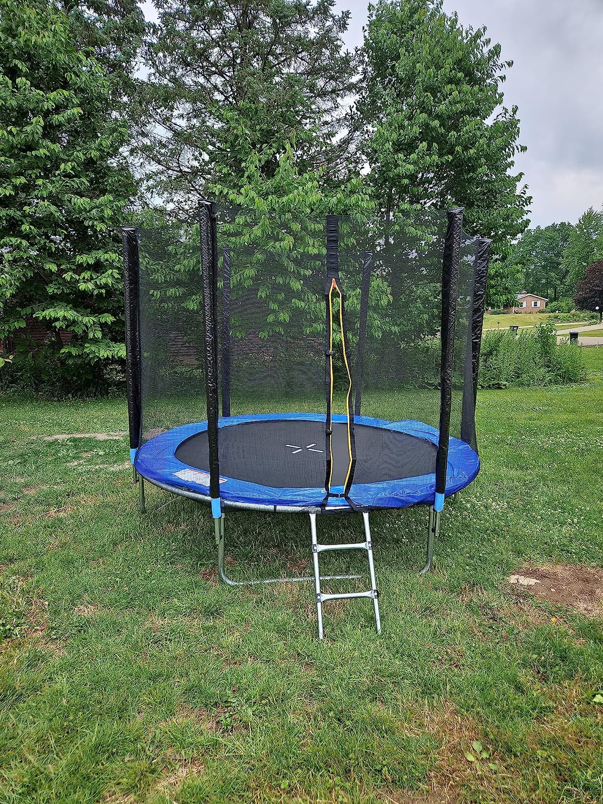 SKOK 14 FT Rectangle Outdoor Trampoline with Net and Ladder for Kids customer photo 1