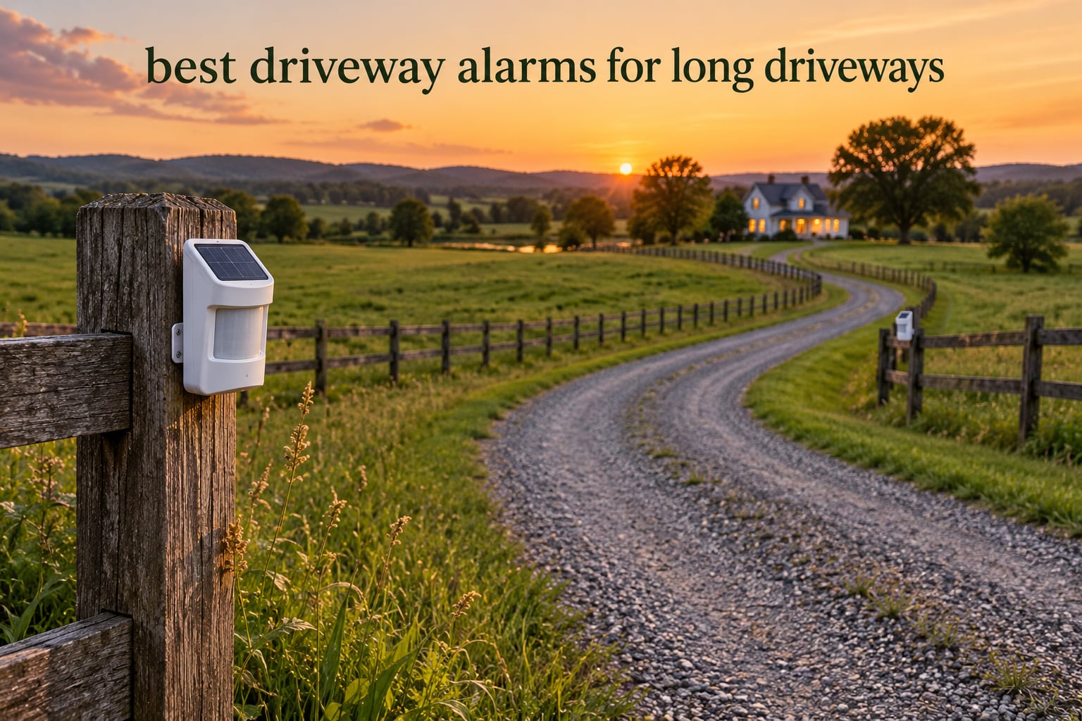 best driveway alarms for long driveways