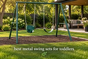 best metal swing sets for toddlers