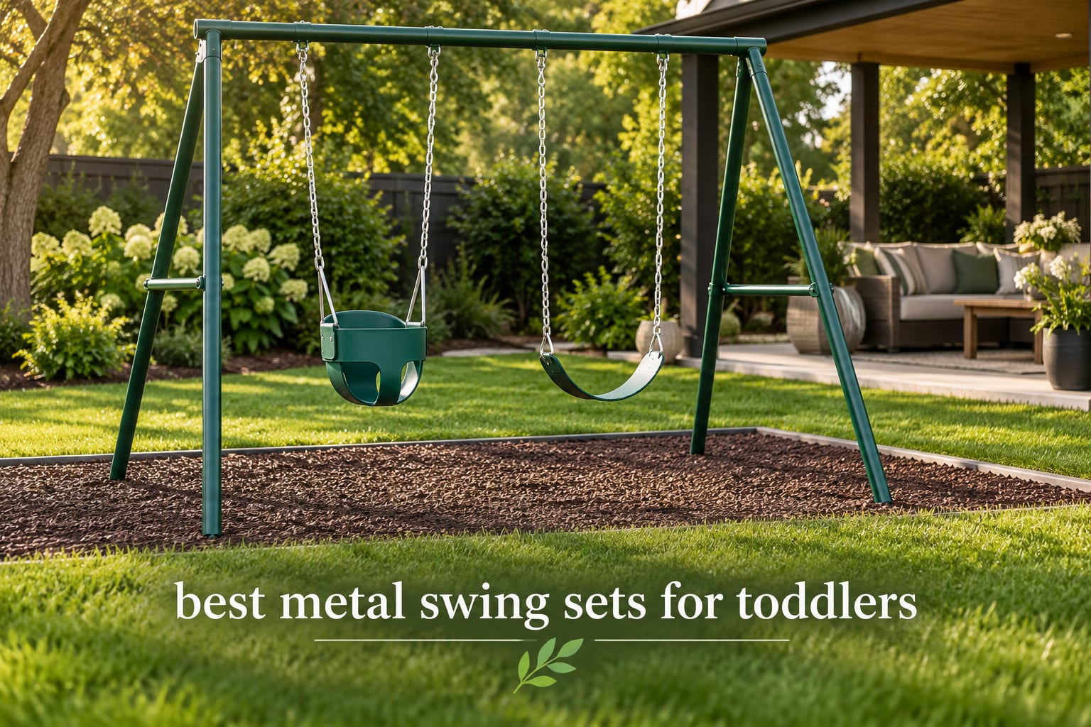 best metal swing sets for toddlers