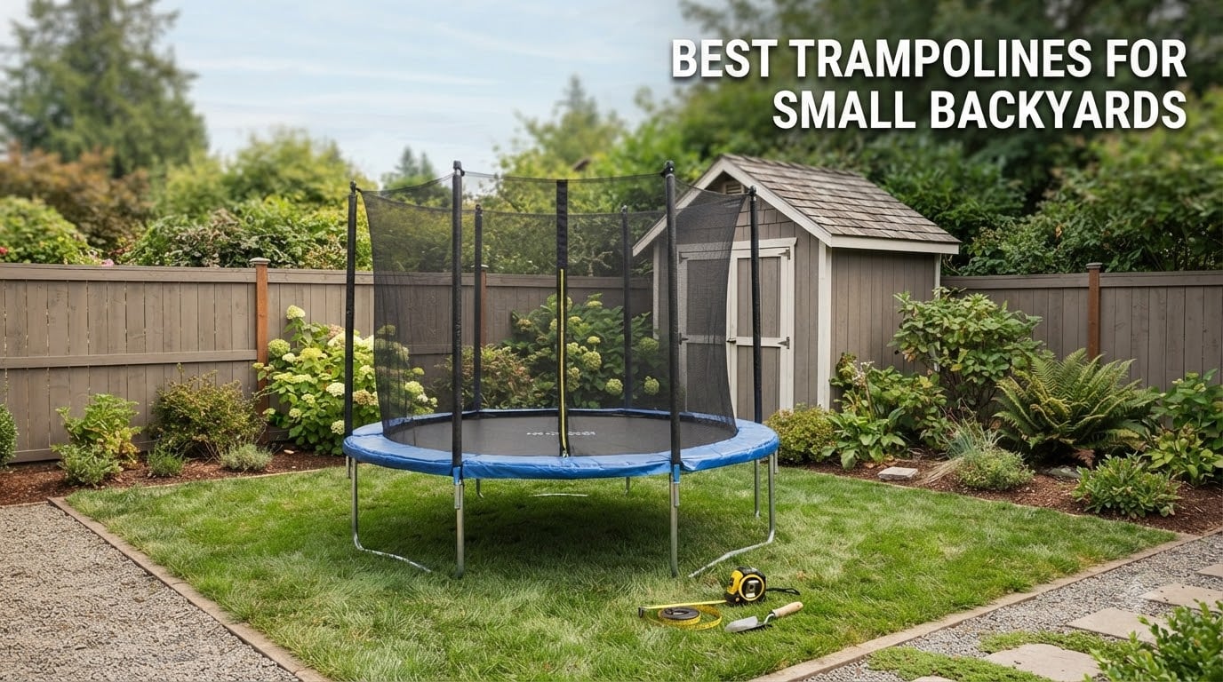 best trampolines for small backyards