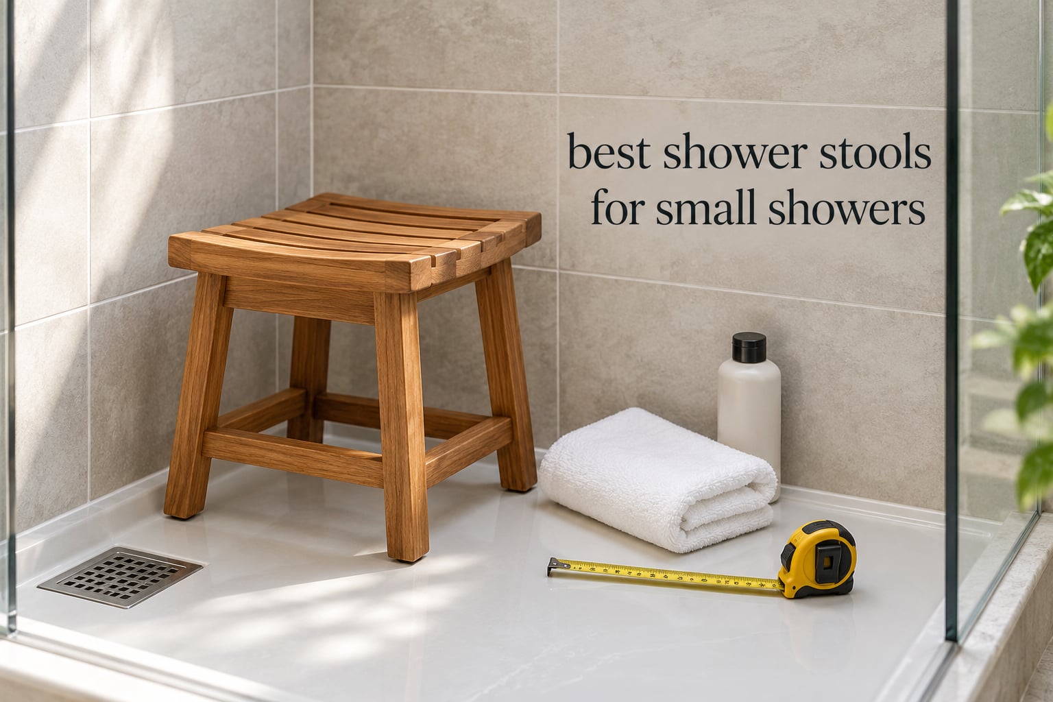 best shower stools for small showers