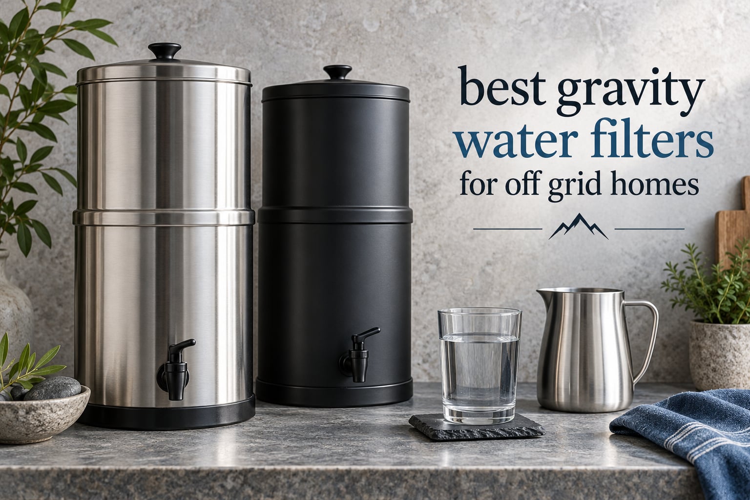 best gravity water filters for off grid homes