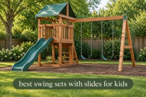 best swing sets with slides for kids