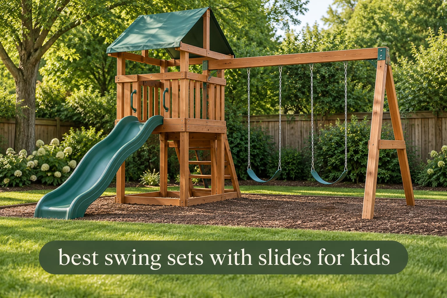 best swing sets with slides for kids