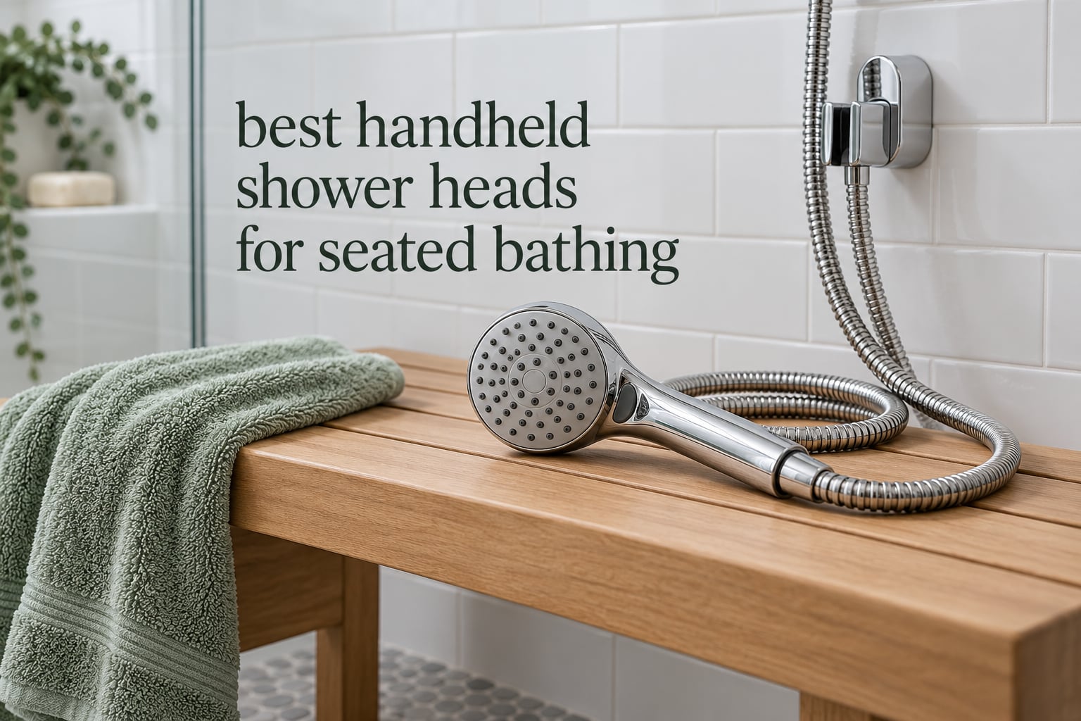 best handheld shower heads for seated bathing