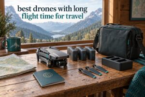 best drones with long flight time for travel