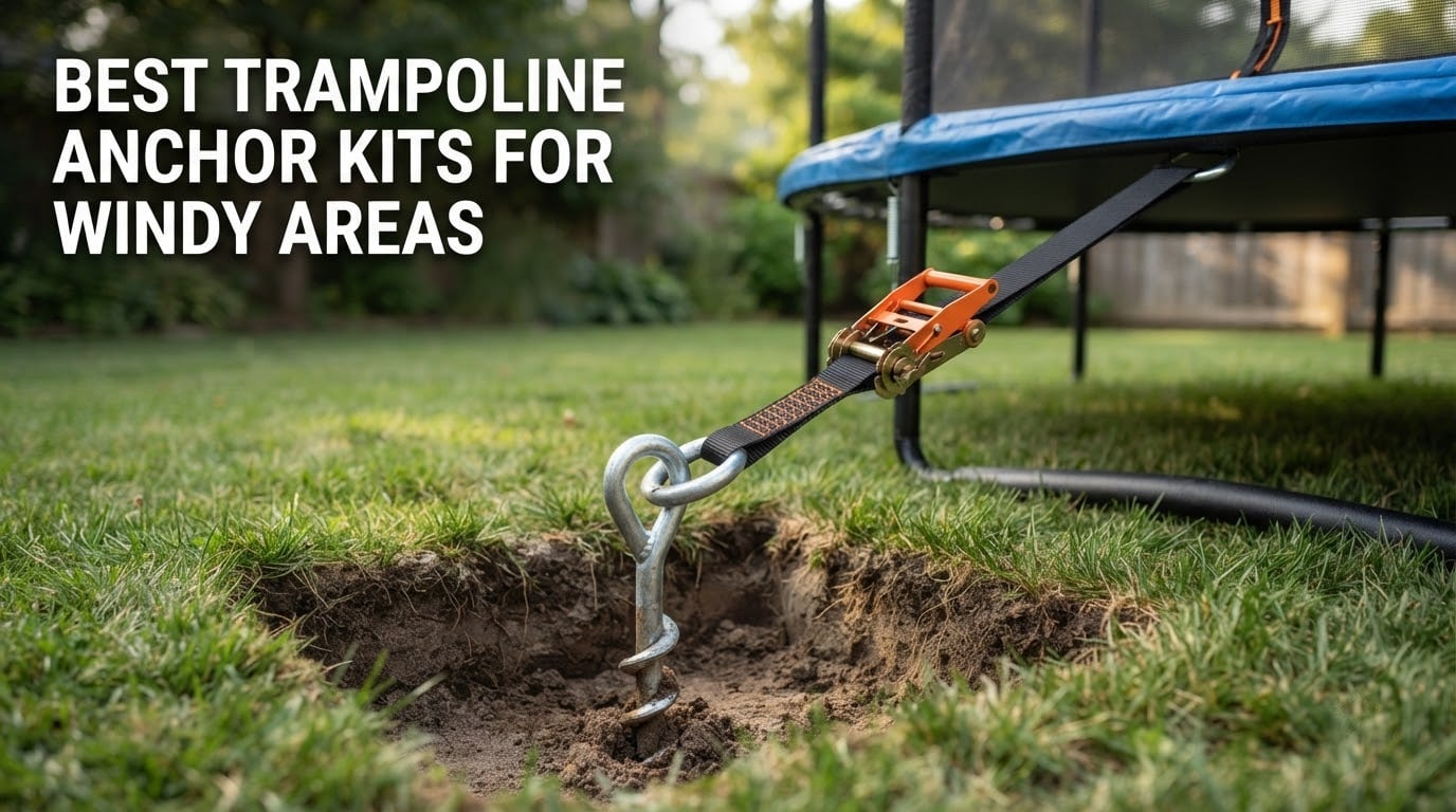 best trampoline anchor kits for windy areas
