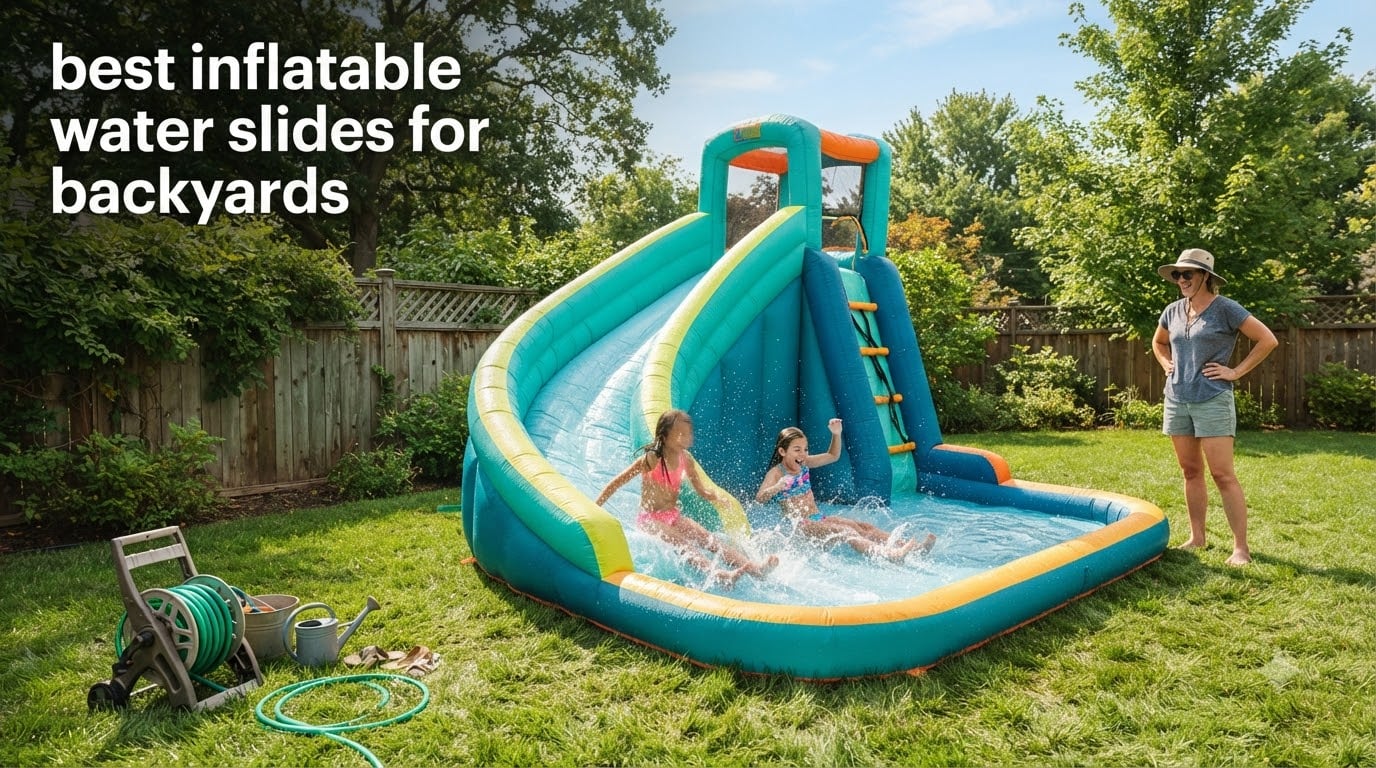best inflatable water slides for backyards