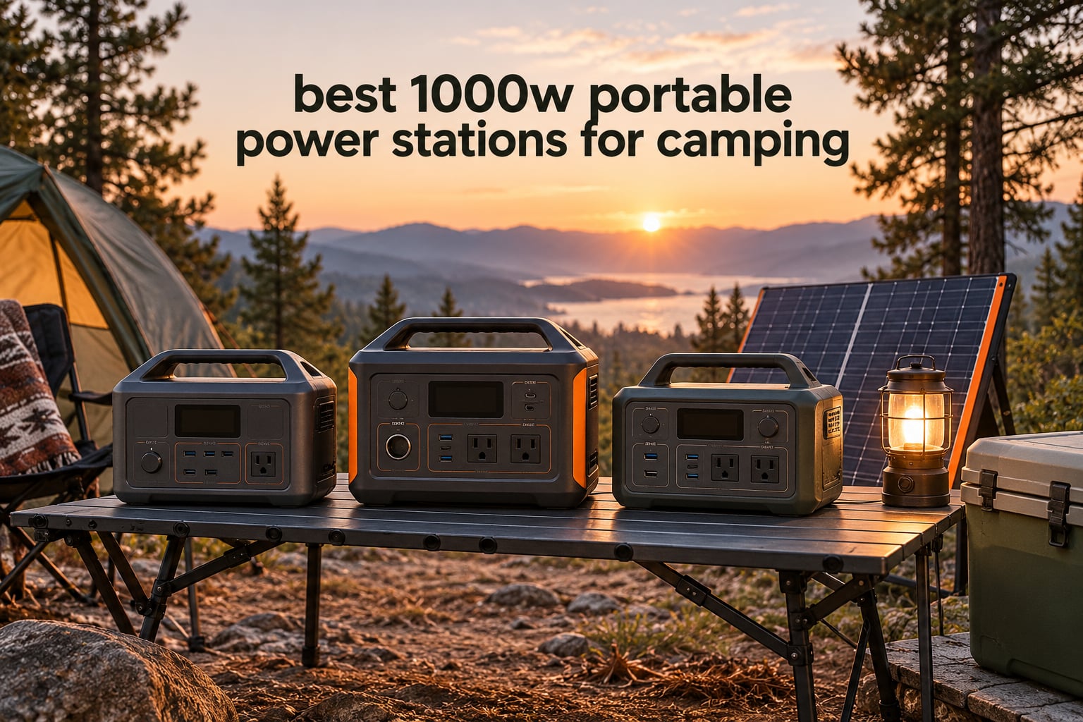 best 1000w portable power stations for camping
