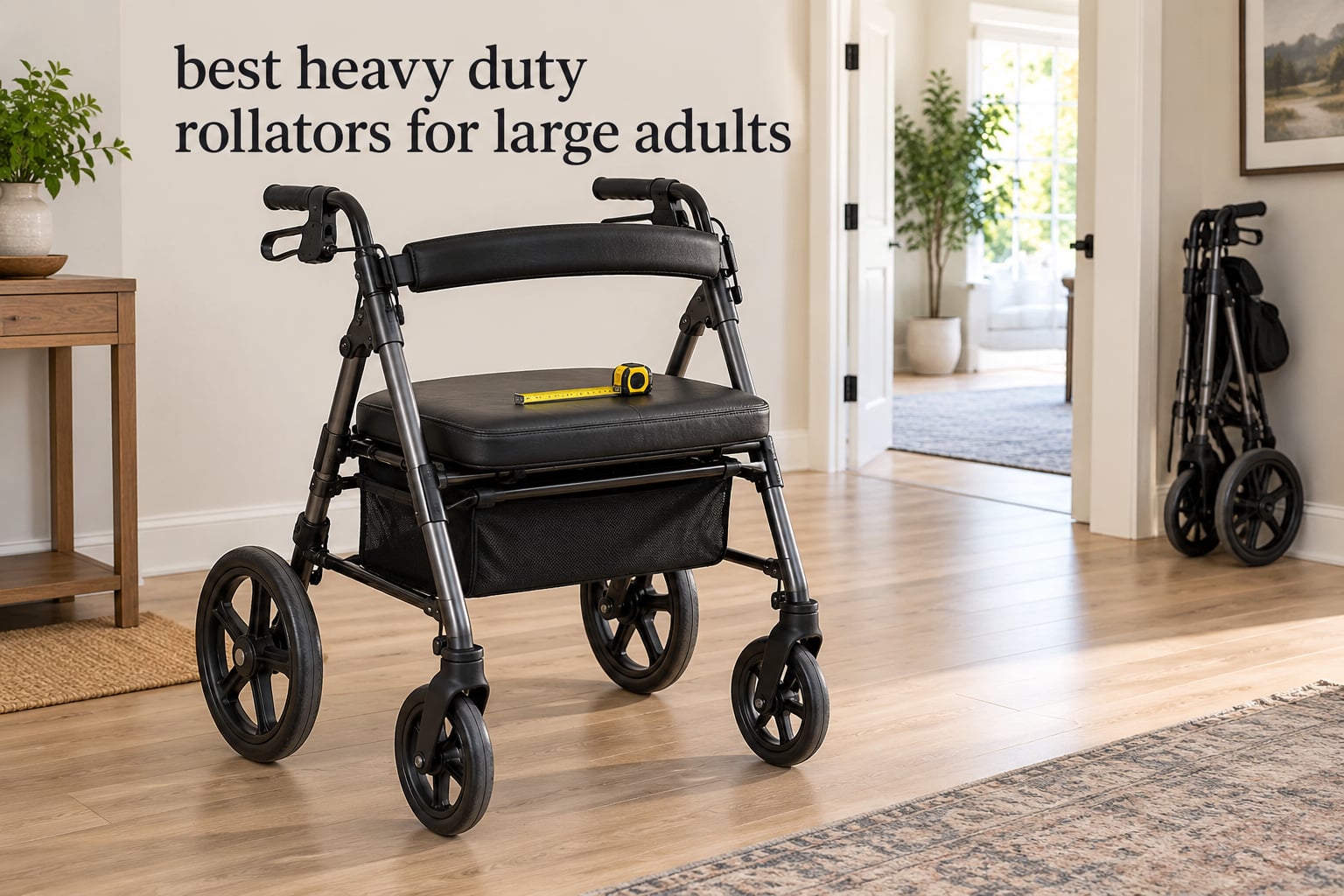 best heavy duty rollators for large adults