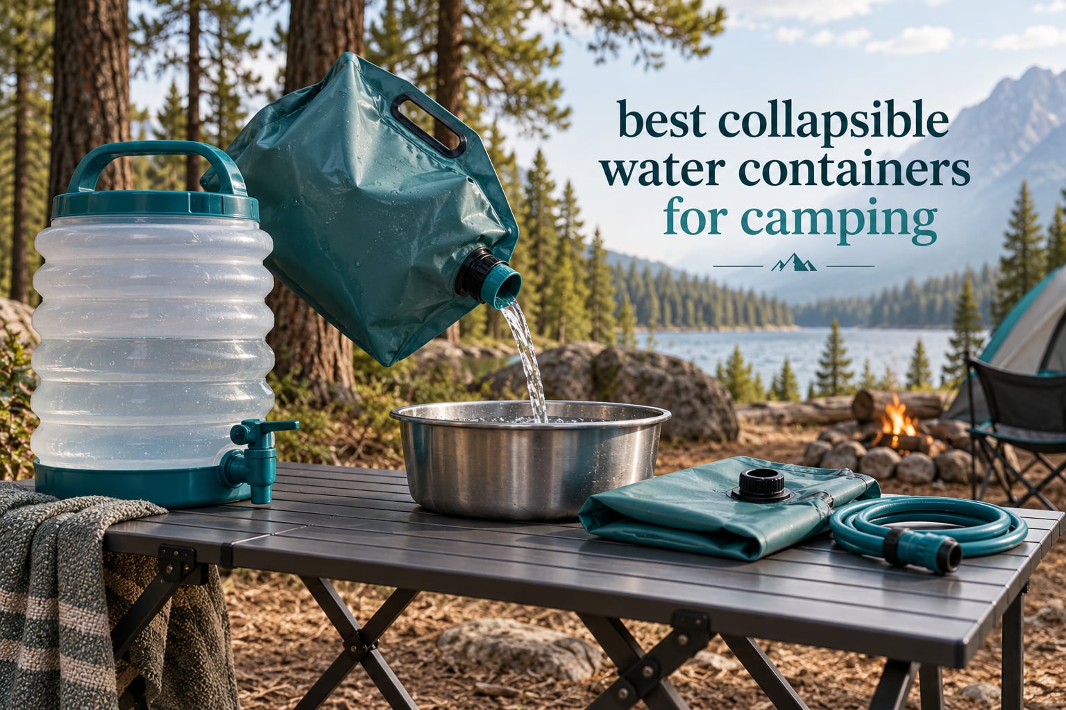 best collapsible water containers for camping
