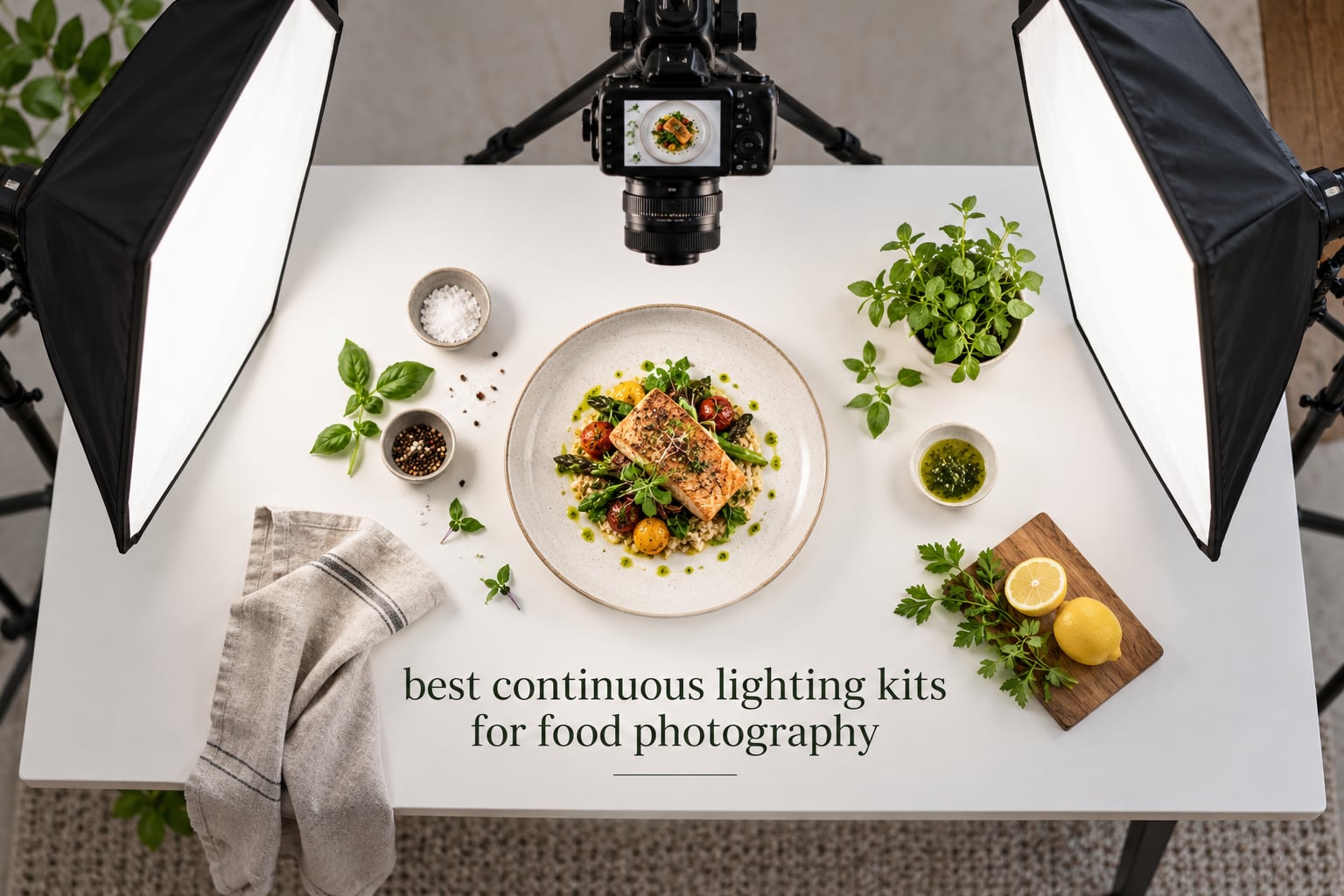 best continuous lighting kits for food photography