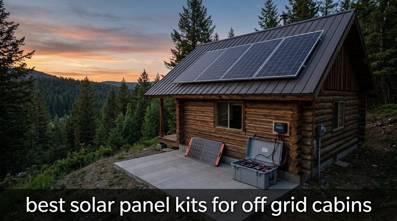 best solar panel kits for off grid cabins